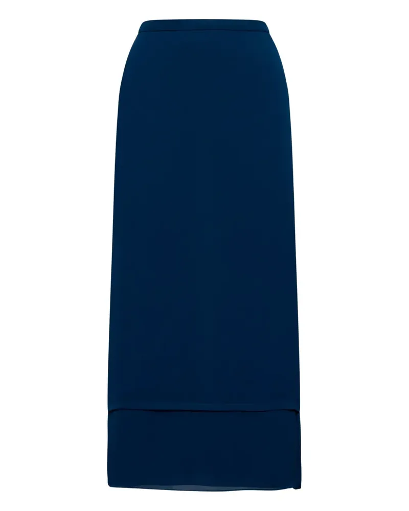 Gucci Rock mit Falten - Blau Blau