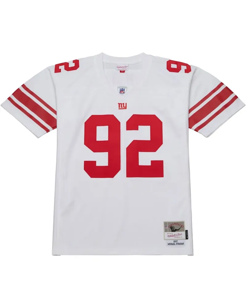 Mitchell & Ness 2007 Michael Strahan New York Giants Legacy Trikot - Weiß Weiß