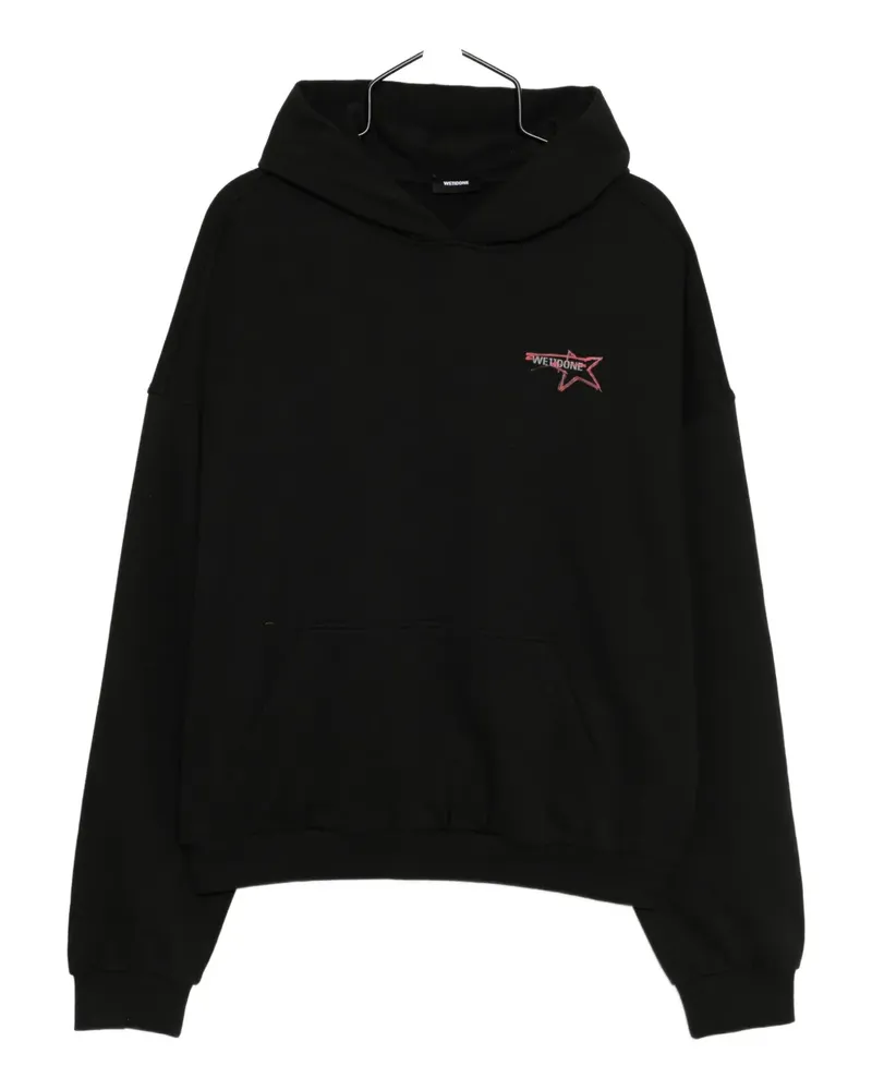 WE 11 DONE Amber Hoodie - Schwarz Schwarz