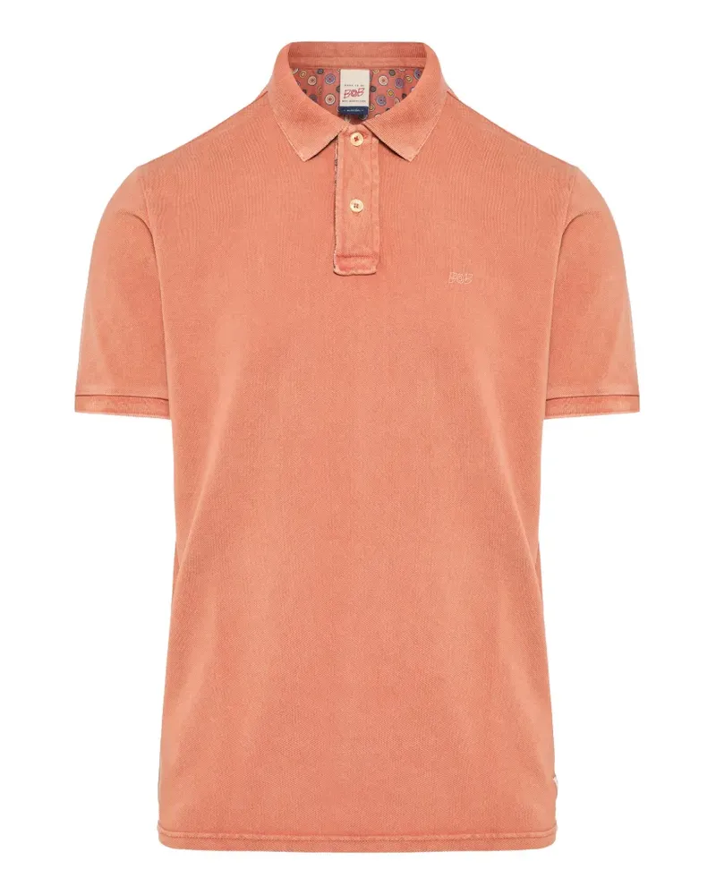 BOB logo-embroidered piqué polo shirt - Orange Orange