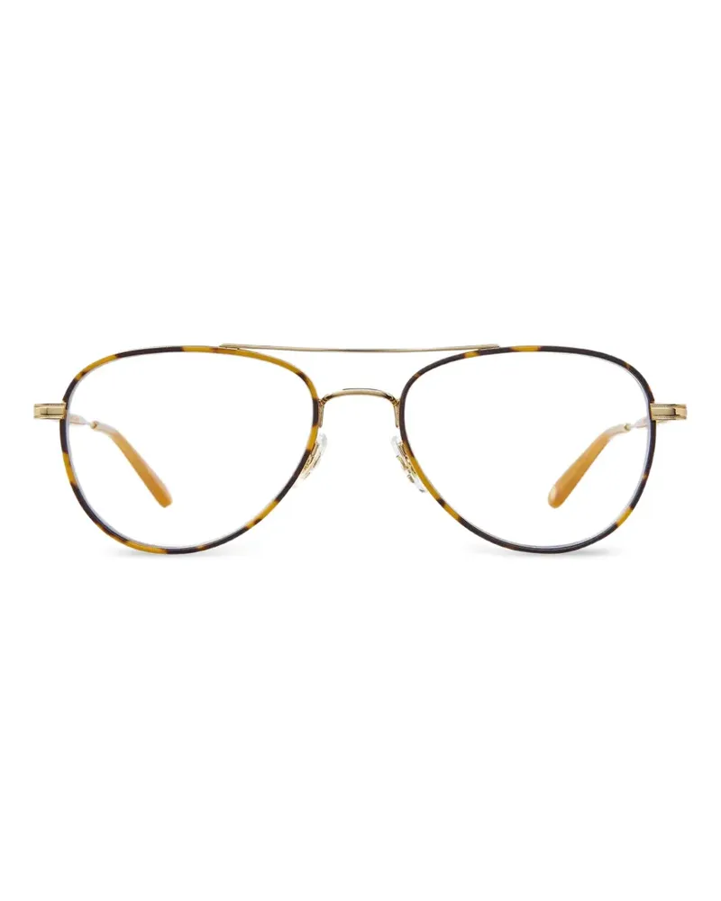 Garrett Leight Linnie pilot-frame glasses - Braun Braun