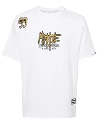 BAPE Kurzärmeliges Energy T-Shirt Weiß