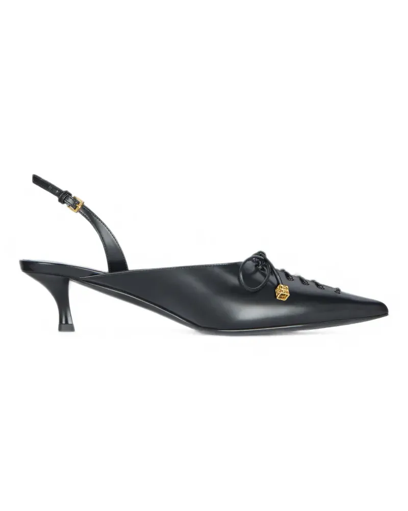 Givenchy Slingback-Pumps mit Schnürung - Schwarz Schwarz