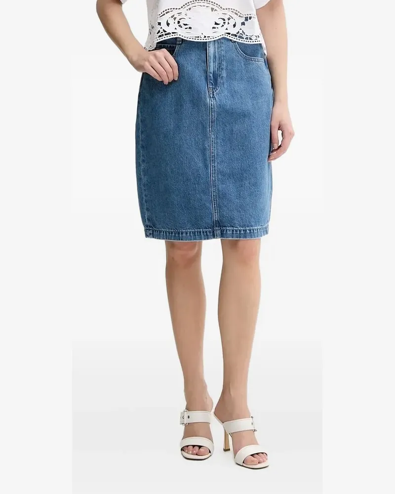 HUGO BOSS Five-Pocket-Jeansrock - Blau Blau