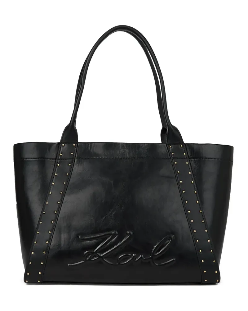 Karl Lagerfeld Mittelgroßer K/Ville Tote Bag - Schwarz Schwarz