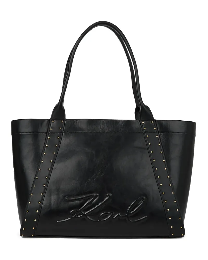 Karl Lagerfeld Mittelgroßer K/Ville Tote Bag - Schwarz Schwarz