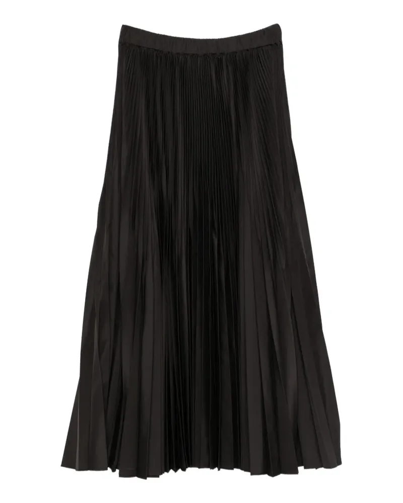 MEIMEIJ pleated midi skirt - Schwarz Schwarz