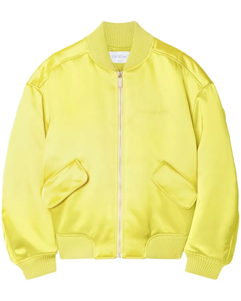 OFF-WHITE H Duchesse Bomberjacke Gelb