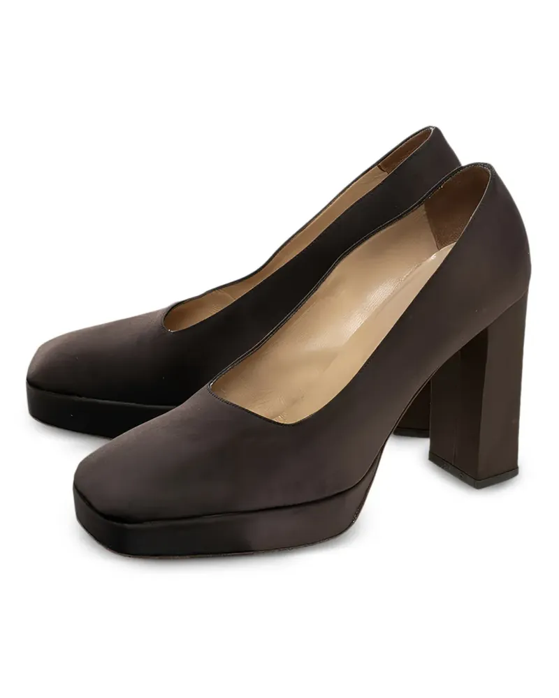 Sergio Rossi block-heel platform pumps - Braun Braun