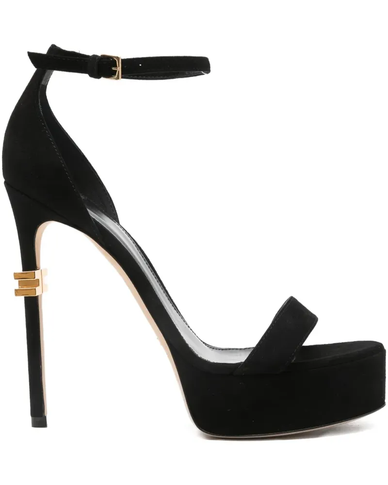 Elisabetta Franchi 130MM Stiletto-Sandalen mit Plateau - Schwarz Schwarz