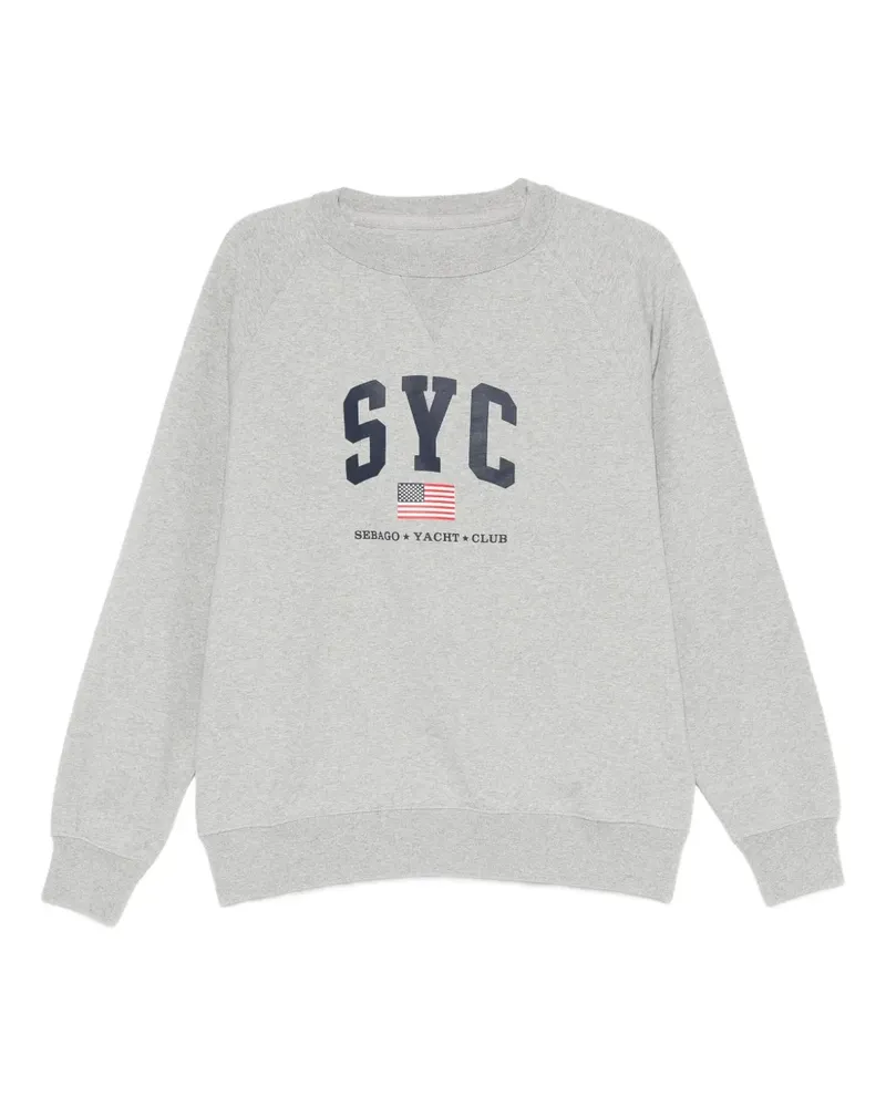 Sebago Sweatshirt mit grafischem Print - Grau Grau