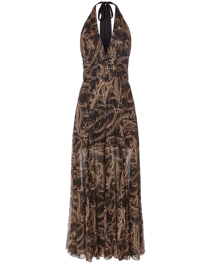 Temperley London Silvana Maxikleid - Schwarz Schwarz