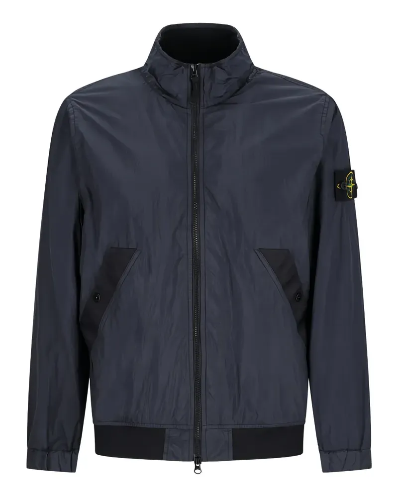 Stone Island Jacke in Knitteroptik - Schwarz Schwarz