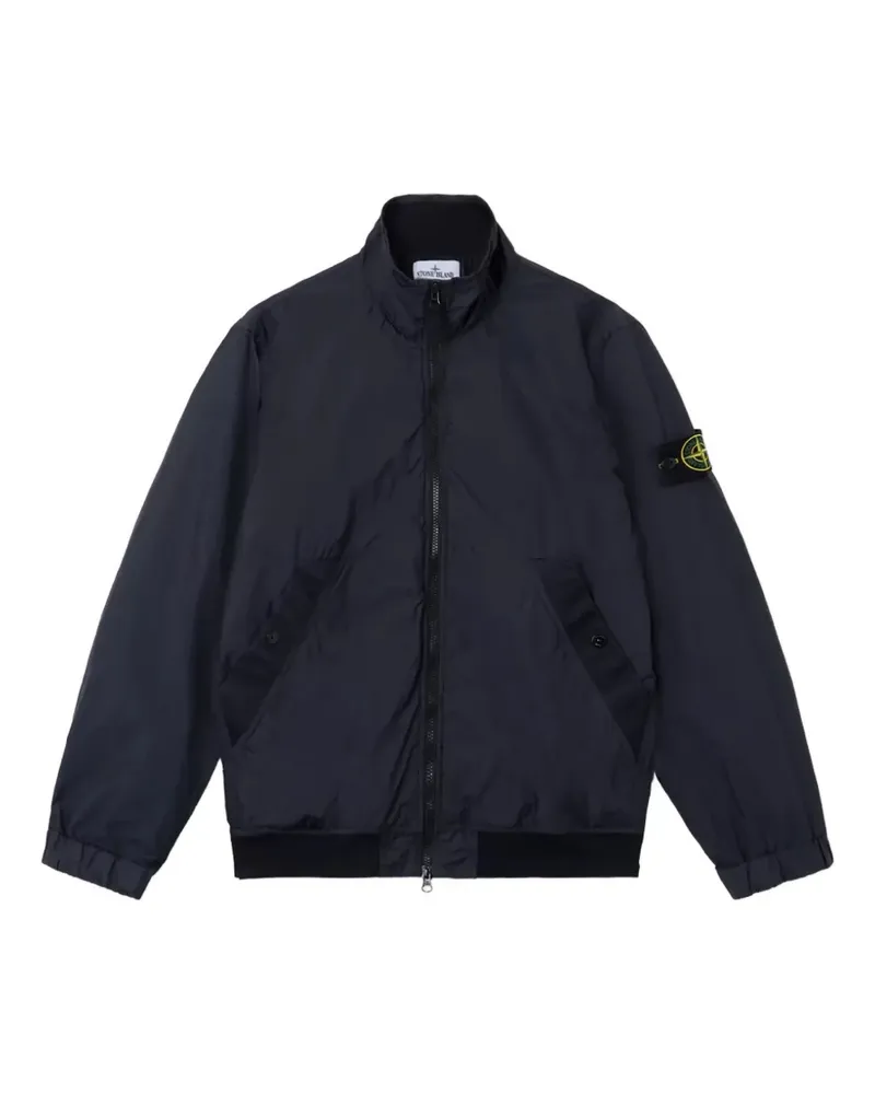 Stone Island Jacke in Knitteroptik - Schwarz Schwarz