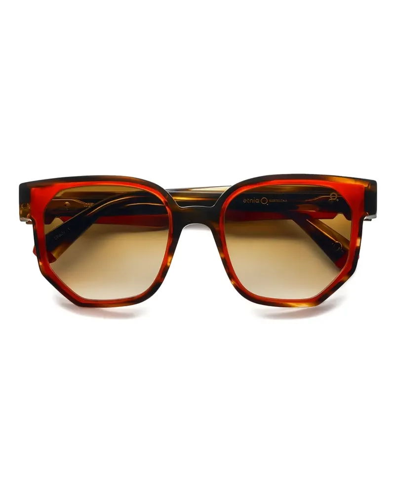 Etnia Barcelona Sonnenbrille mit geometrischem Gestell - Braun Braun