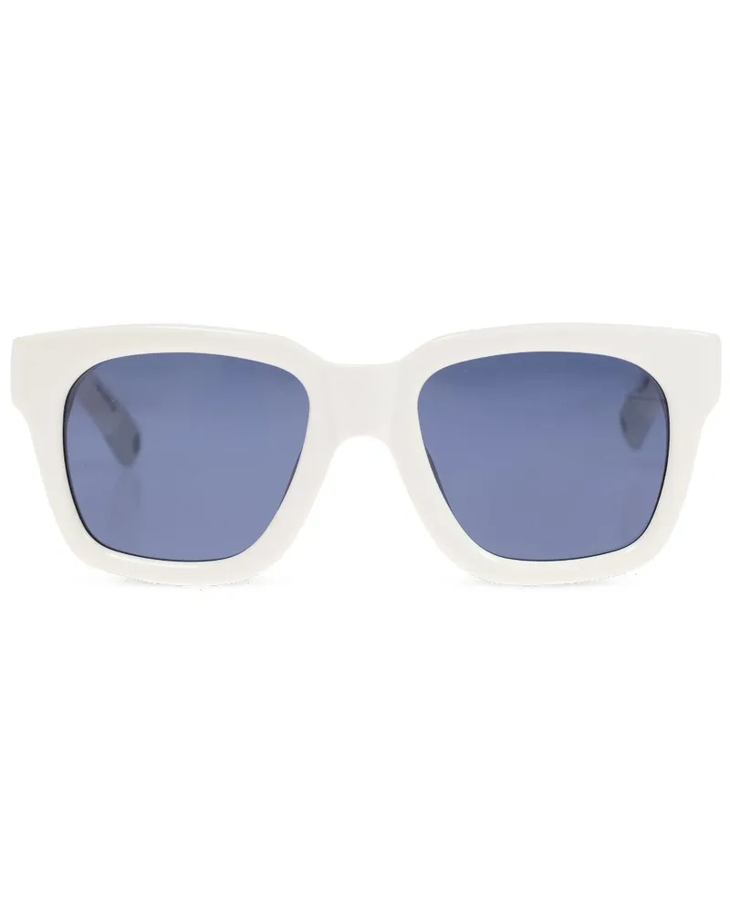 Jacquemus x Linda Farrow Les Lunettes Carino Sonnenbrille - Weiß Weiß