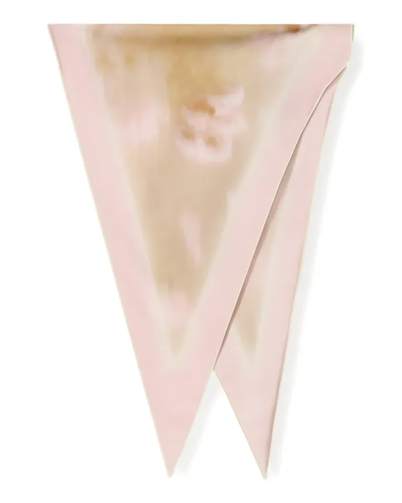 Fabiana Filippi border scarf - Rosa Rosa