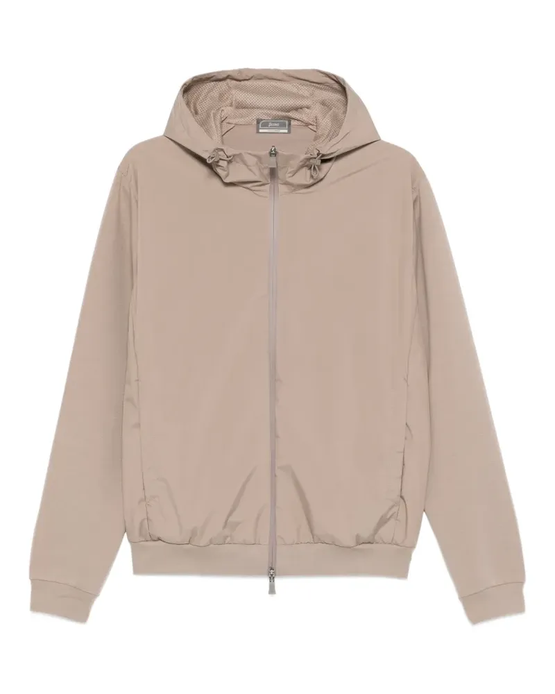 Herno hooded zip jacket - Nude Nude