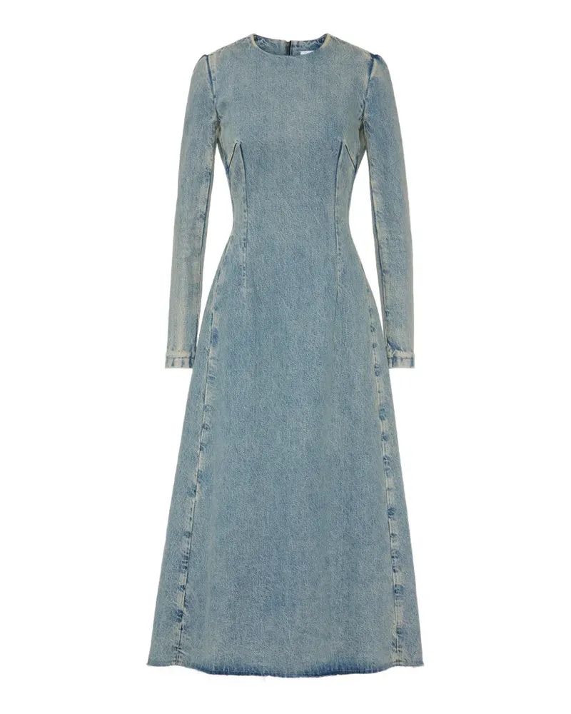 Maison Margiela Midikleid mit langen Ärmeln - Blau Blau