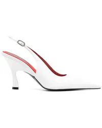 Stella McCartney Elsa Pumps mit Slingback-Riemen 90mm Weiß