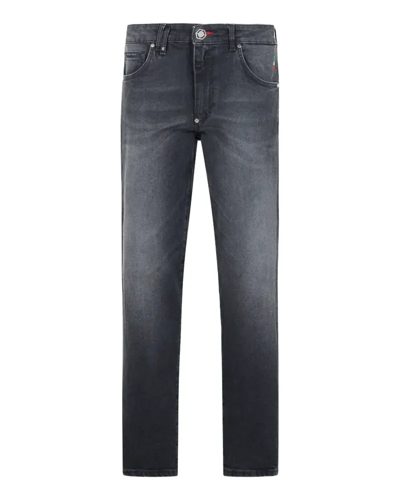 Philipp Plein Detroit Jeans-Basic - Grau Grau
