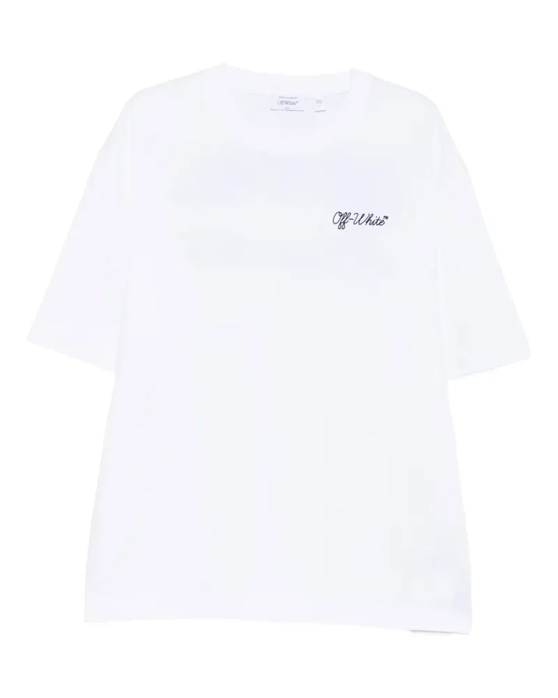 OFF-WHITE T-Shirt mit Logo-Print - Weiß Weiß