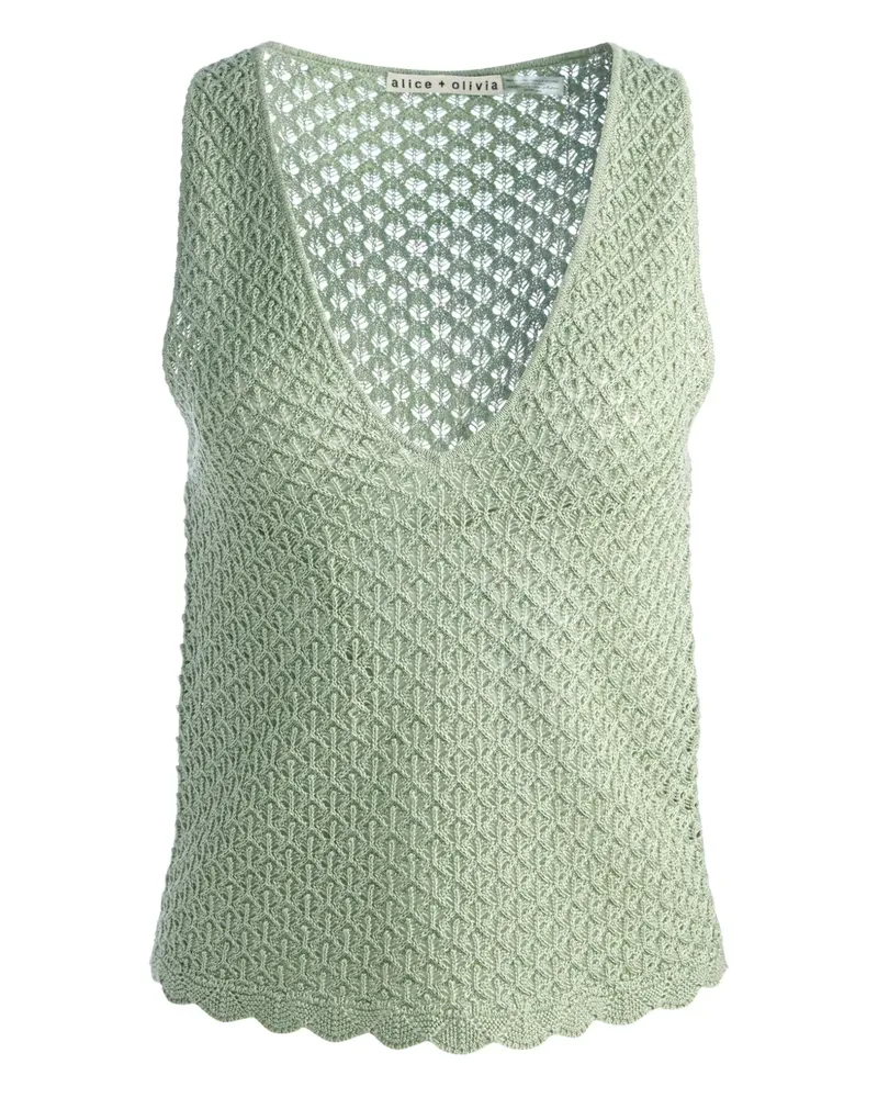 Alice + Olivia Annalise Tanktop - Grün Grün