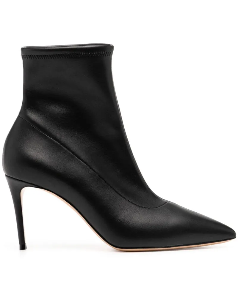 Casadei Blade Stiefel 100mm - Schwarz Schwarz