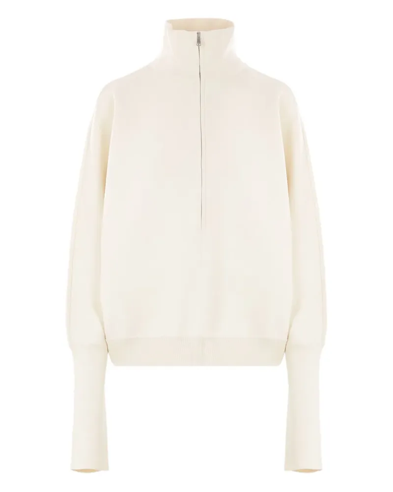 Max Mara Sweatshirt mit Logo-Stickerei - Nude Nude