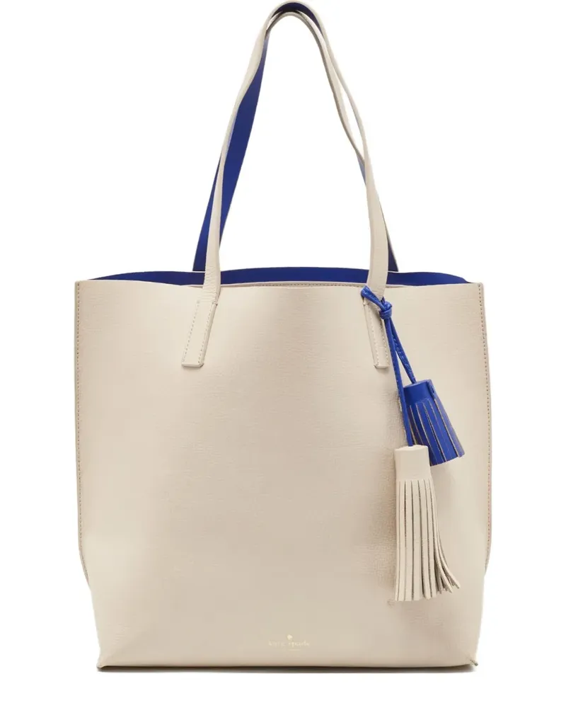 Kate Spade Pre-owned Tote Bag aus Leder - Weiß Weiß