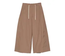 Hose mit Kordelzug - Braun