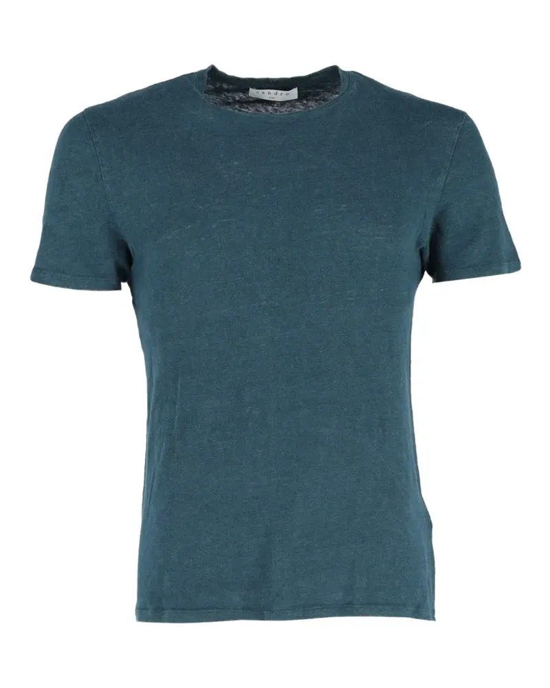 Sandro crew-neck T-shirt - Grün Grün