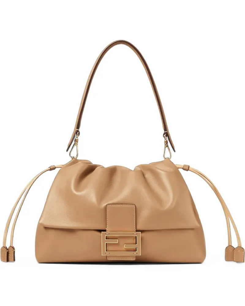Fendi Mamma Tote Bag mit Kordelzug - Braun Braun