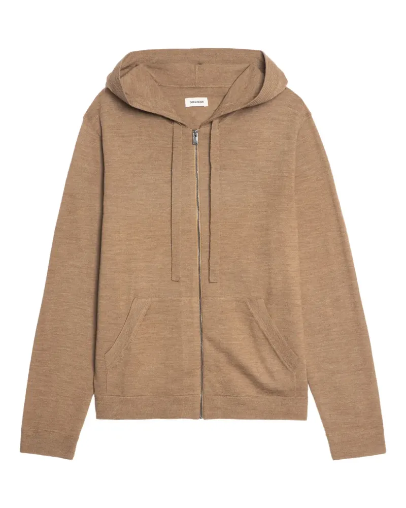 Zadig & Voltaire Clash Kapuzenjacke mit Reißverschluss - Braun Braun