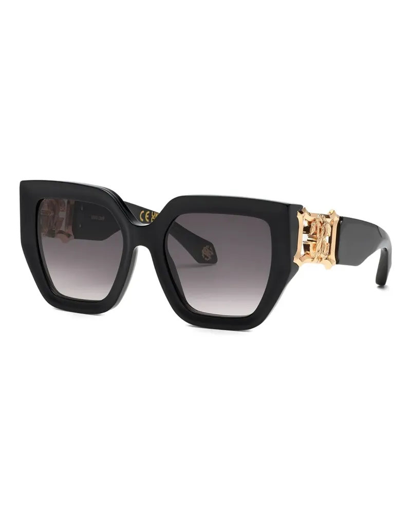 Roberto Cavalli Mirror Snake Collection Sonnenbrille - Schwarz Schwarz