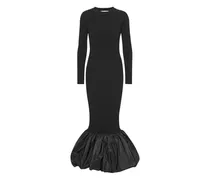 Kleid mit Cut-Out - Schwarz