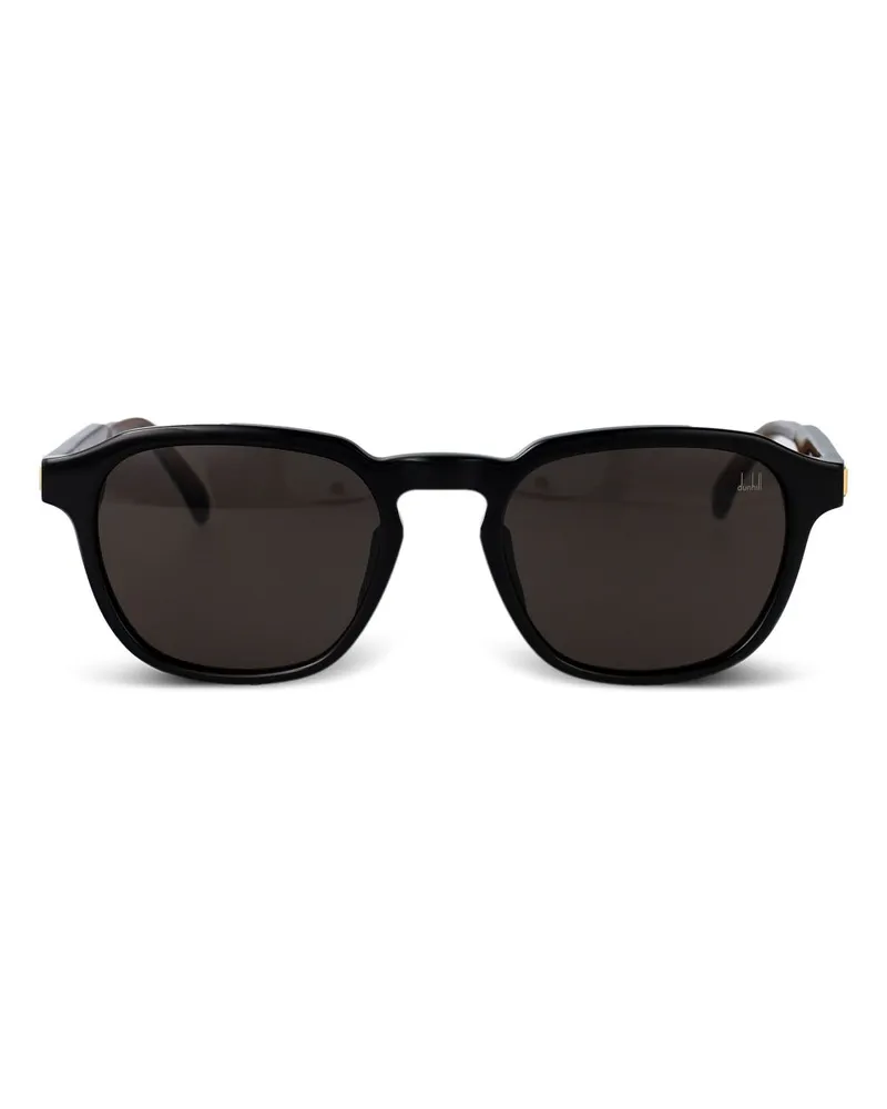 Dunhill Sonnenbrille mit rundem Gestell - Schwarz Schwarz