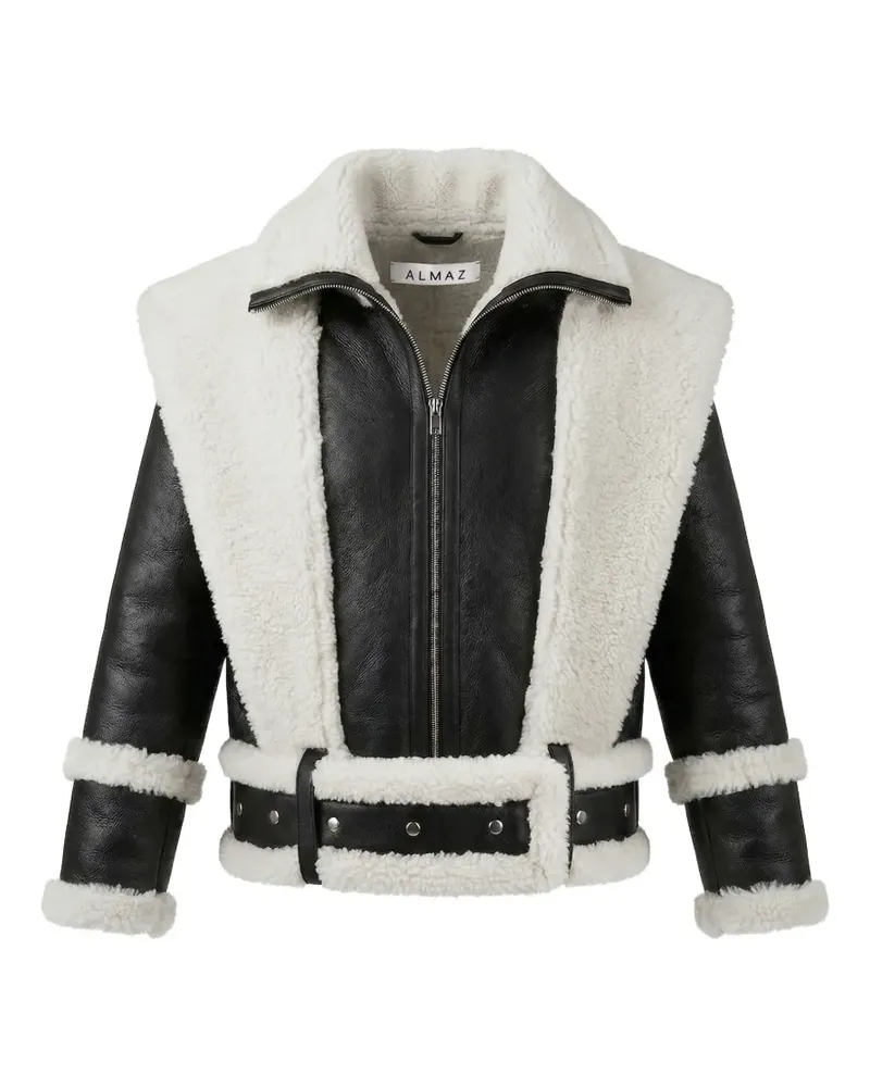 ALMAZ Gunslinger shearling jacket - Schwarz Schwarz