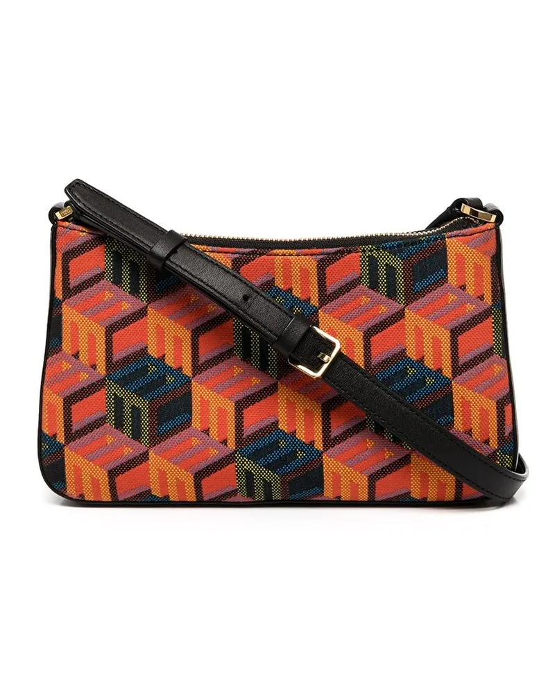 MCM Schultertasche mit Monogramm - Mehrfarbig Mehrfarbig