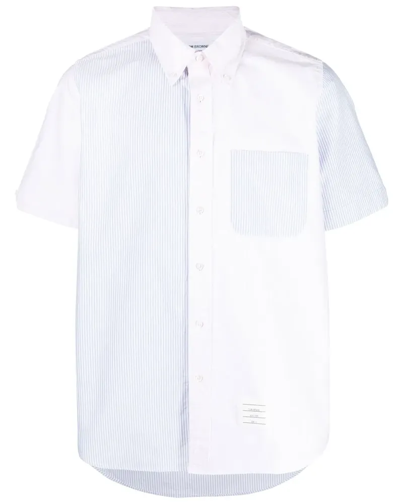 Thom Browne Gestreiftes Hemd - Rosa Rosa