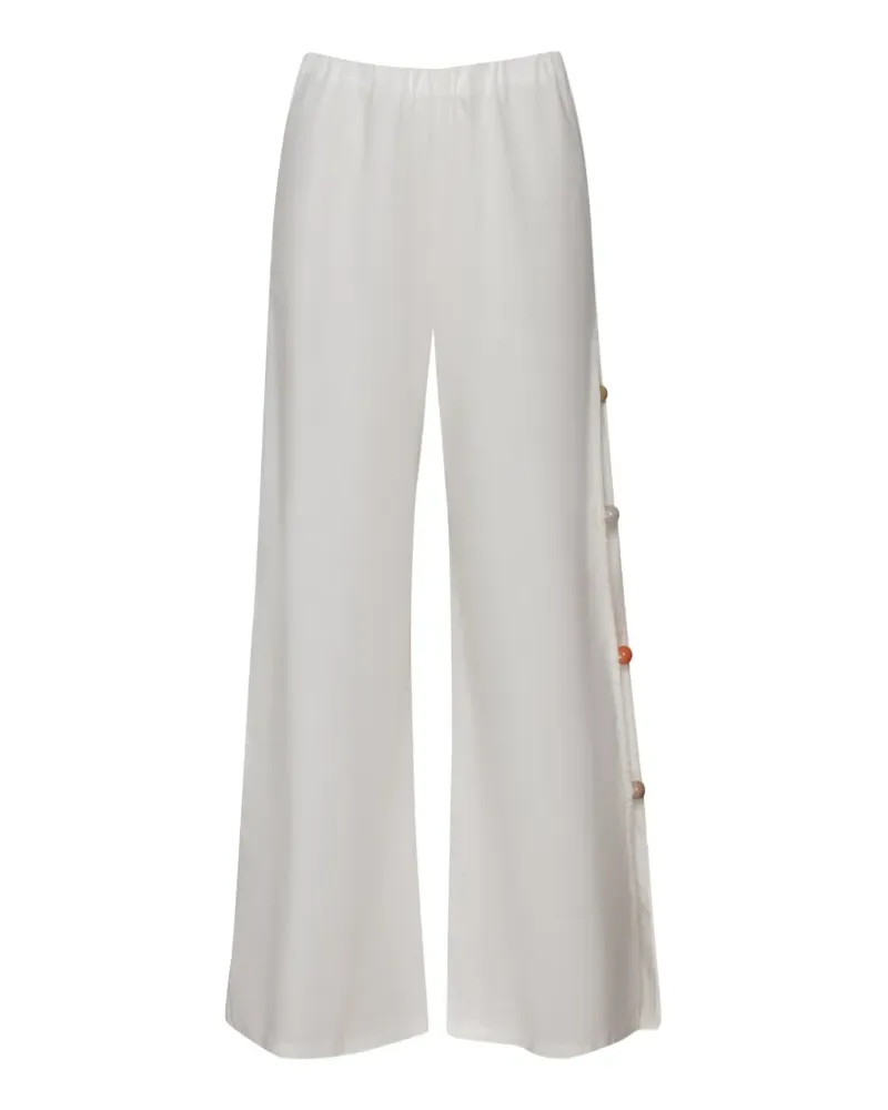 Baobab Collection Wayra Hose mit Kunstharz-Steinen - Weiß Weiß