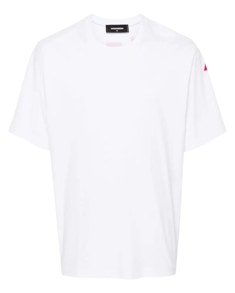 Dsquared2 T-Shirt mit Logo-Print - Weiß Weiß