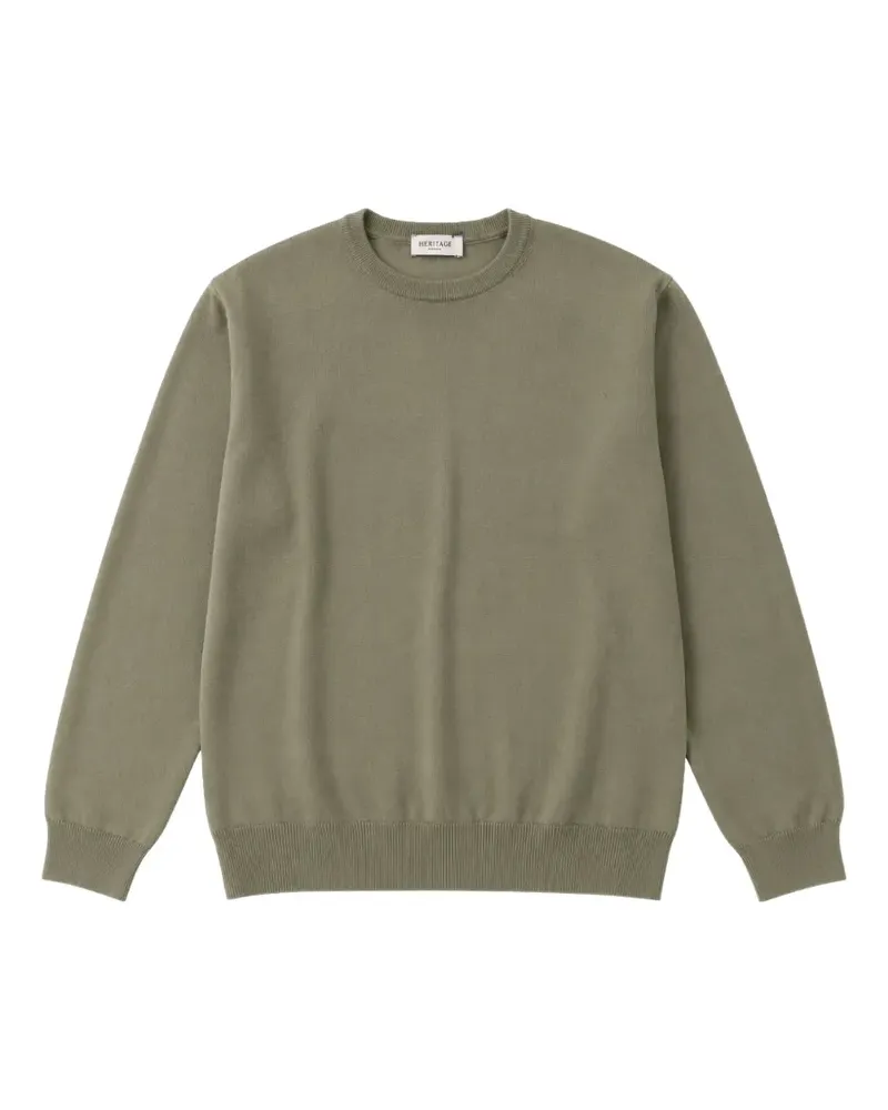Heritage Langärmeliger Pullover - Grün Grün