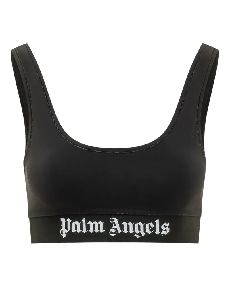 Palm Angels logo-underband sports bra - Schwarz Schwarz