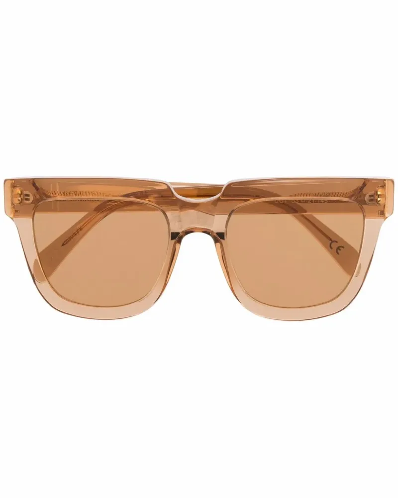 RETROSUPERFUTURE Eckige Modo Sonnenbrille - Braun Braun