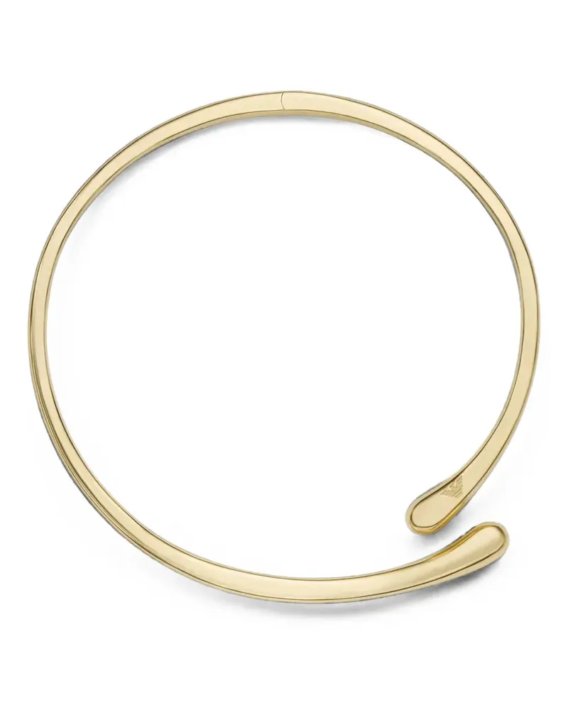 Emporio Armani Halskette mit Logo-Gravur - Gold Gold