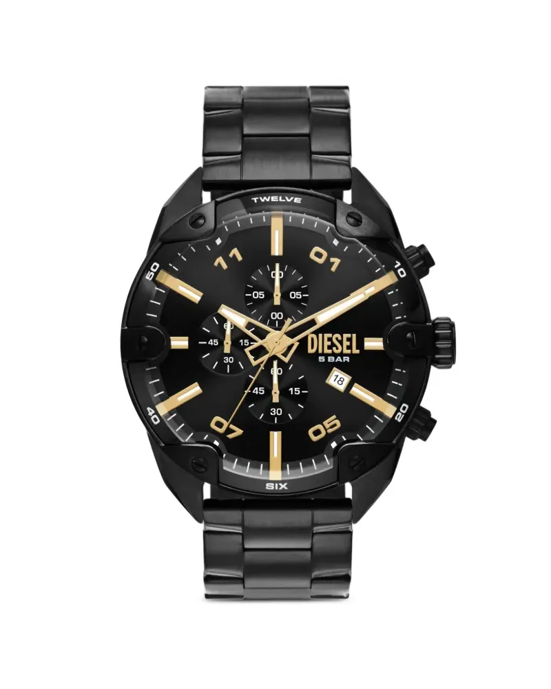 Diesel Dz4644 Spiked 49mm - Schwarz Schwarz