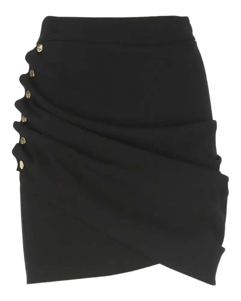 Elisabetta Franchi draped skirt - Schwarz Schwarz