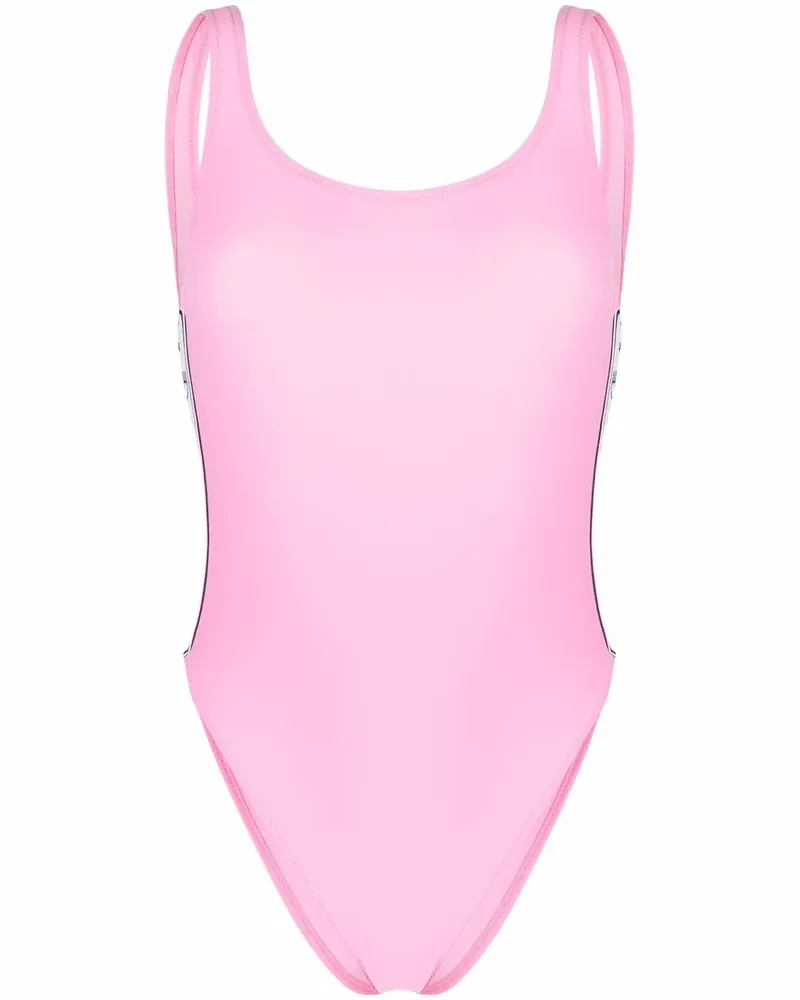 Chiara Ferragni Badeanzug mit Logo - Rosa Rosa