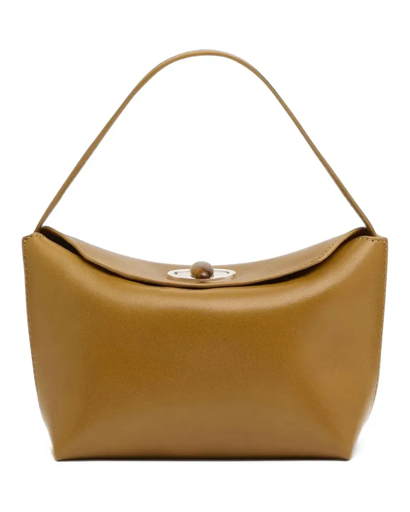 Christopher Esber Mini Turnlock Tote Bag - Braun Braun